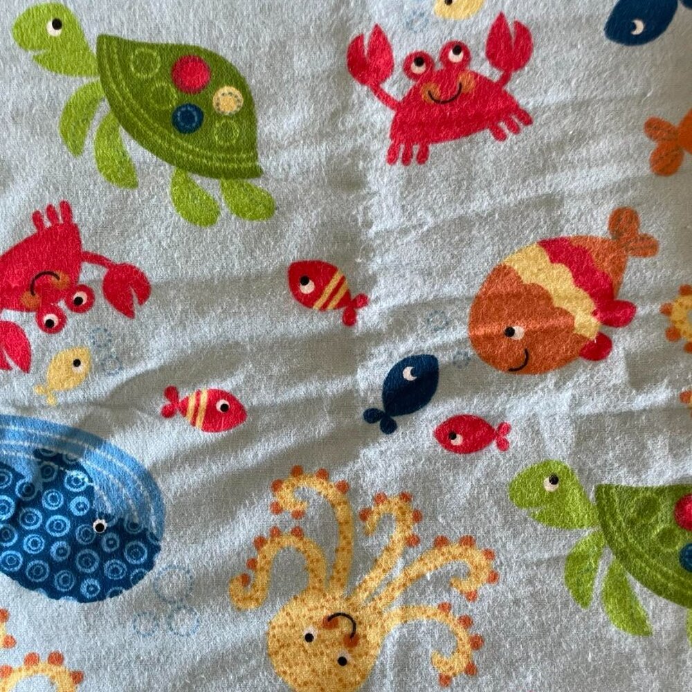 Baby Blanket, Throw or Pet Blanket: Sea Creatures